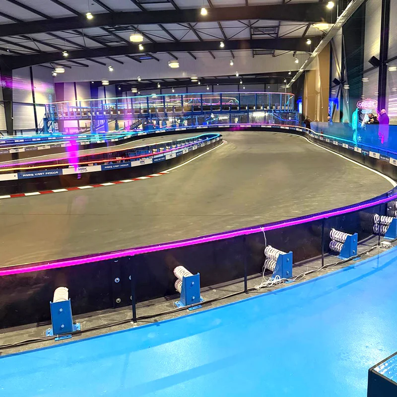 Circuit Alpha Pro - indoor multi-tier go kart track design CAD layout